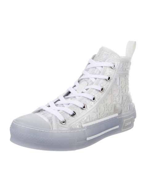 dior sneakers transparent